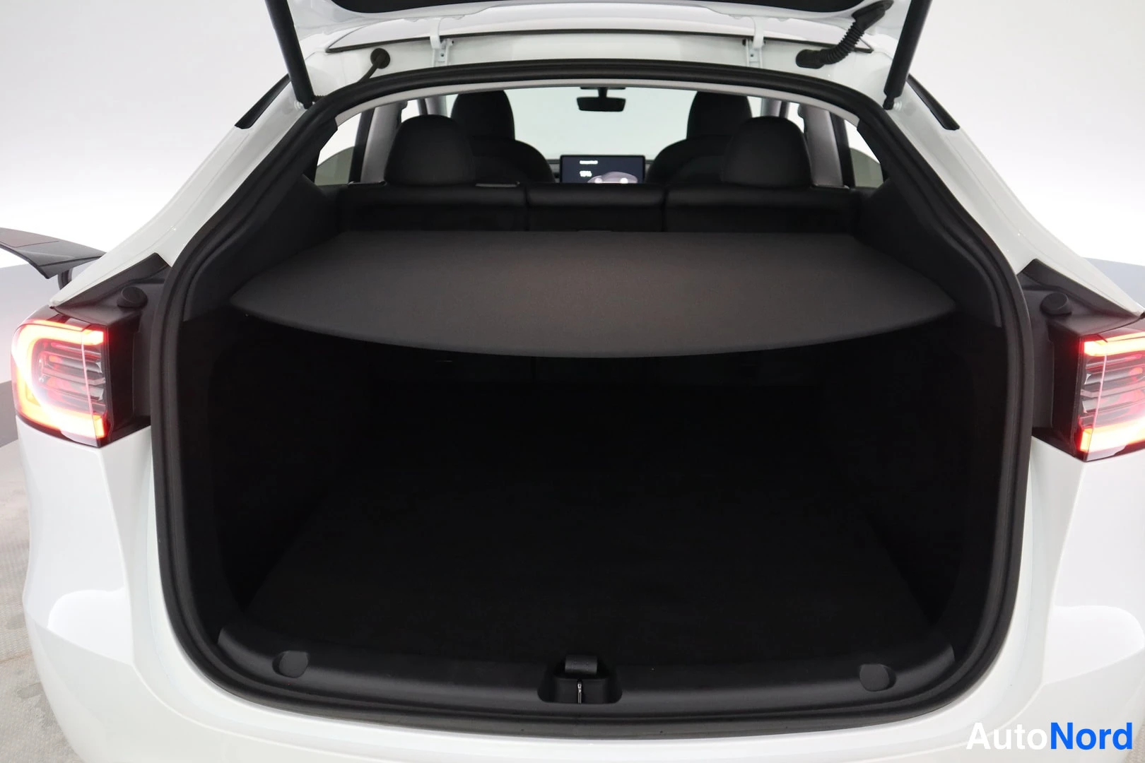 Valkoinen Tesla Model Y 2024, takaa, kuva 7