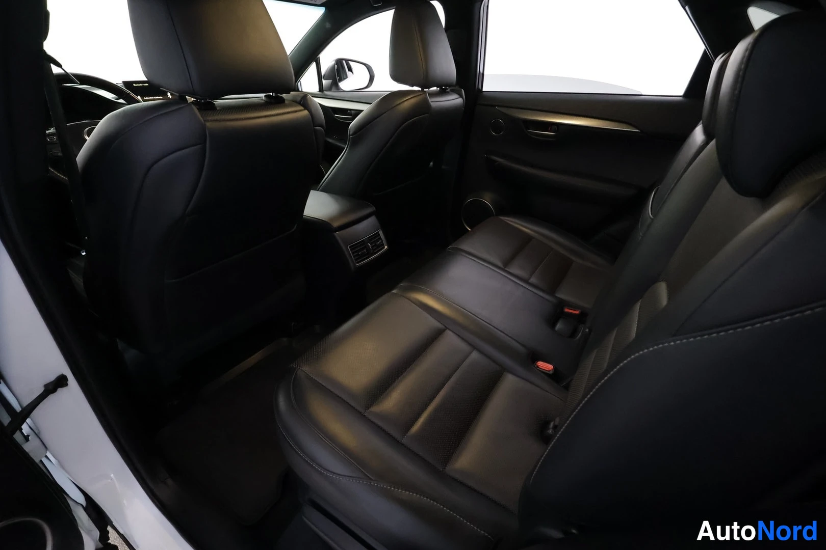 Valkoinen Lexus NX 300H 2017, takaistuimet, kuva 18