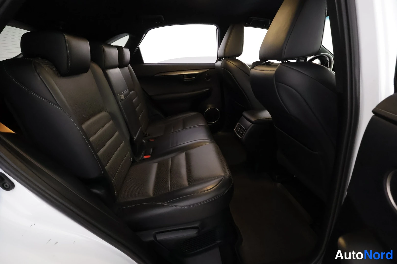 Valkoinen Lexus NX 300H 2017, takaistuimet, kuva 21