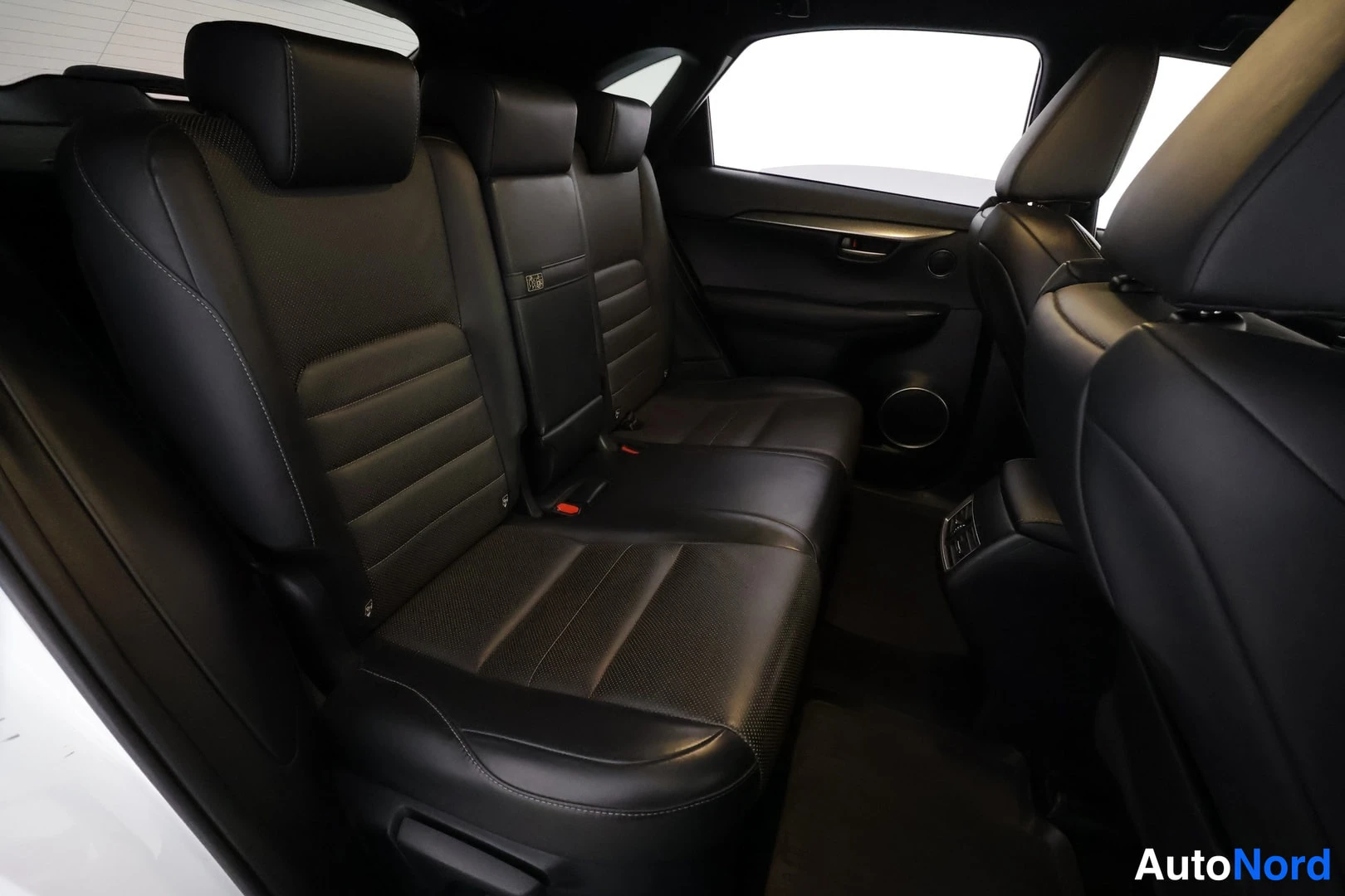 Valkoinen Lexus NX 300H 2017, takaistuimet, kuva 22
