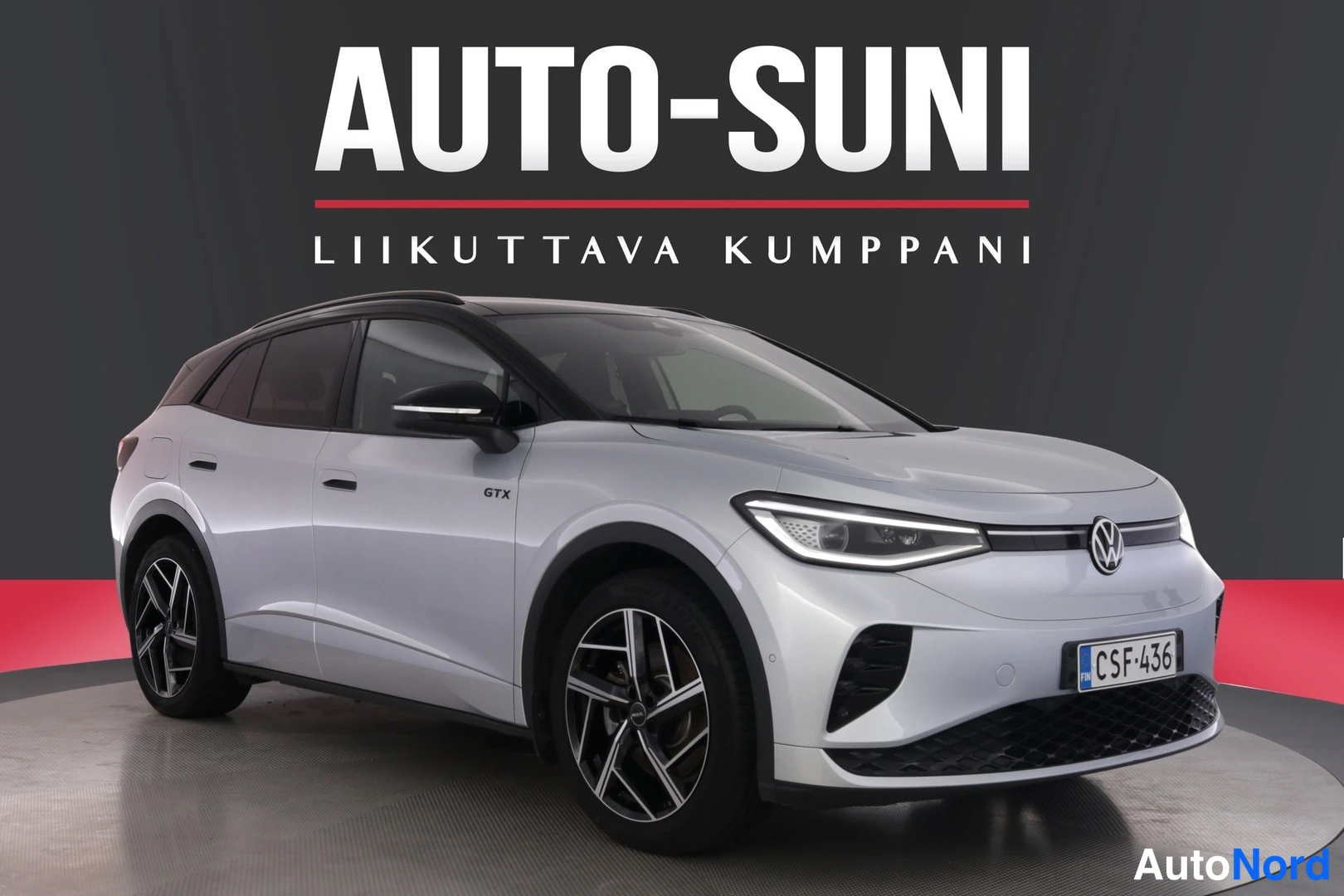 Hopea Volkswagen ID.4 2023, etuviisto, keula oikealle, kuva 2