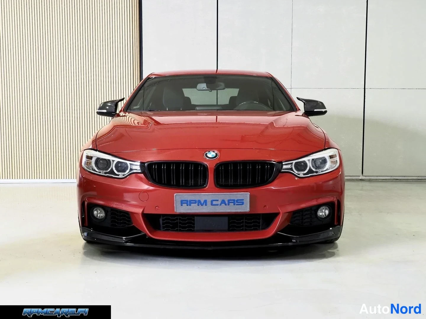 Punainen BMW 435d 2015, edestä, kuva 13