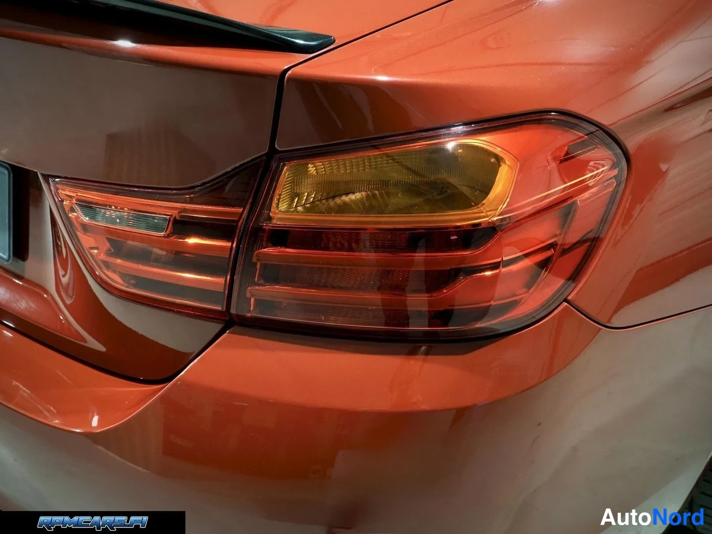 Punainen BMW 435d 2015, takaa, kuva 43