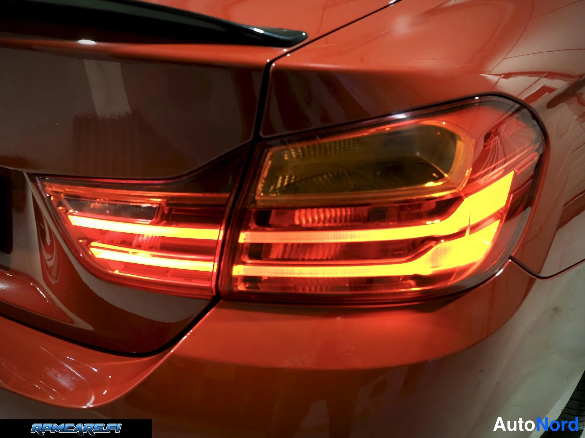 Punainen BMW 435d 2015, takaa, kuva 42