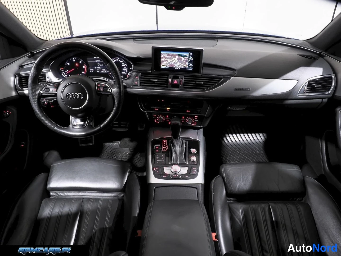 Sininen Audi A6 2016, sivulta, kuva 15