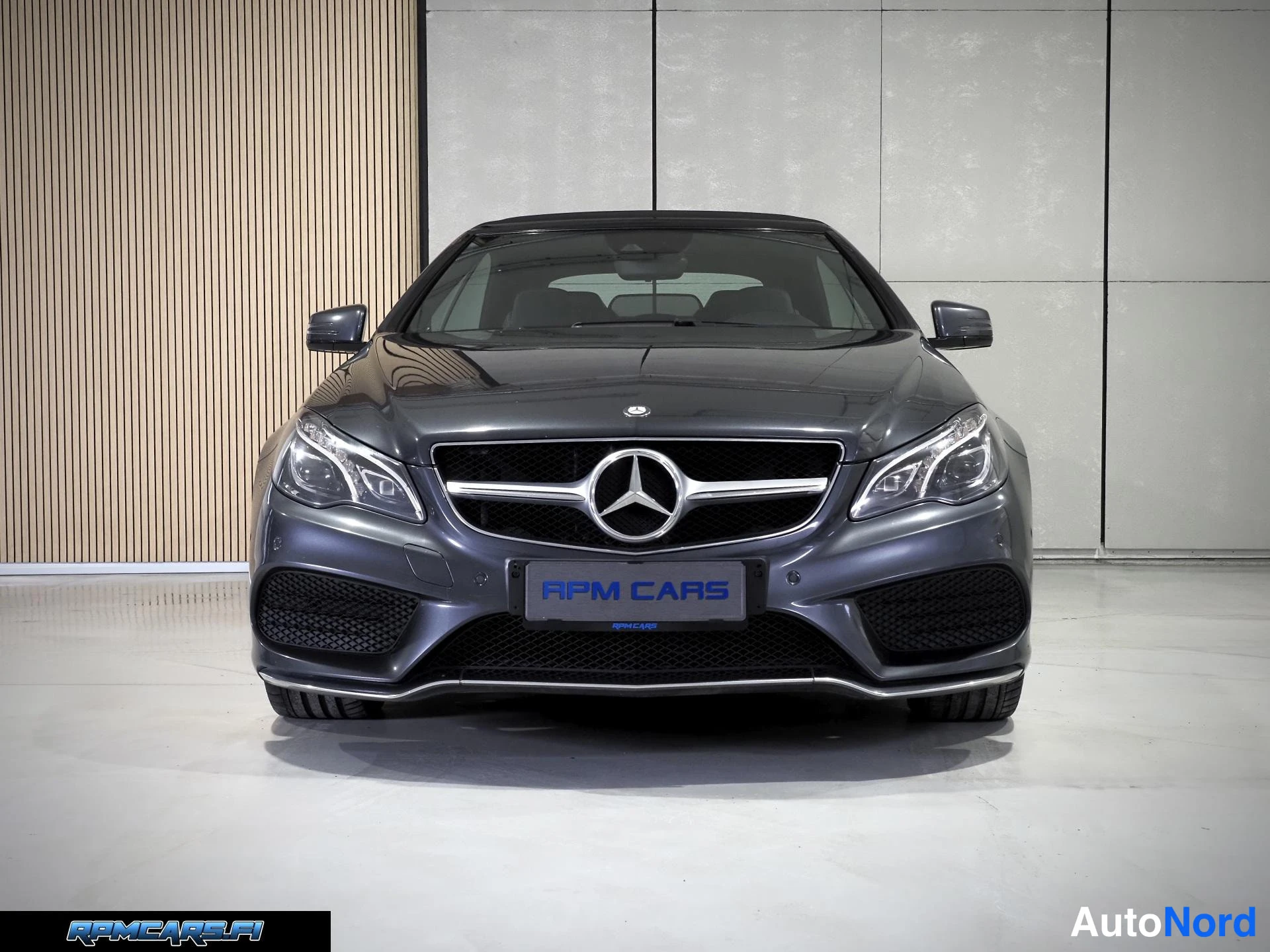 Harmaa Mercedes-Benz E 2014, edestä, kuva 12