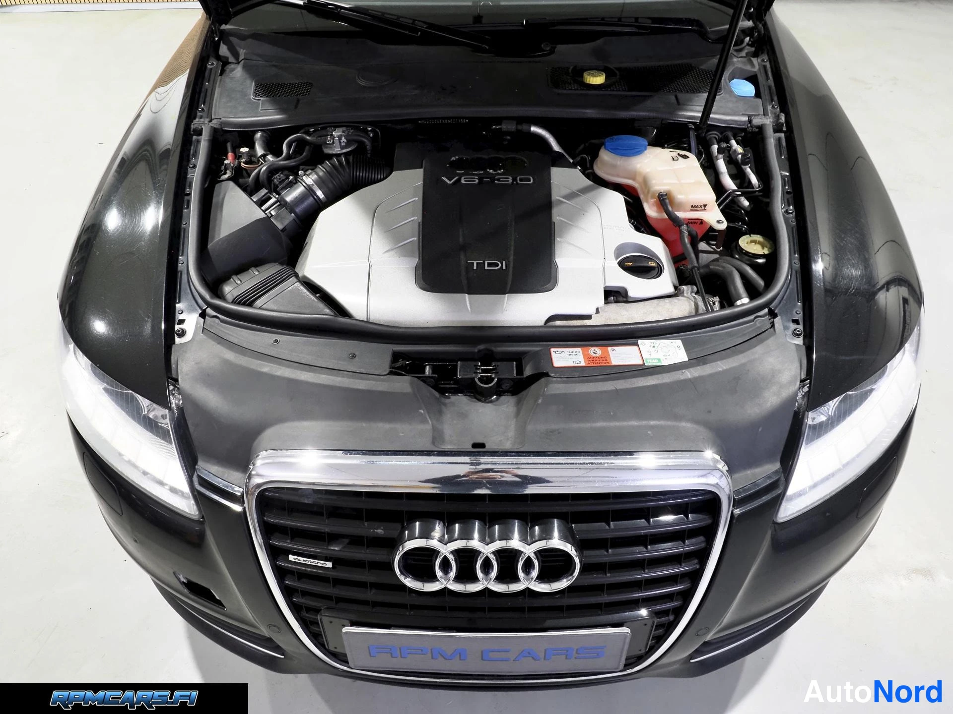 Musta Audi A6 2008, edestä, kuva 8