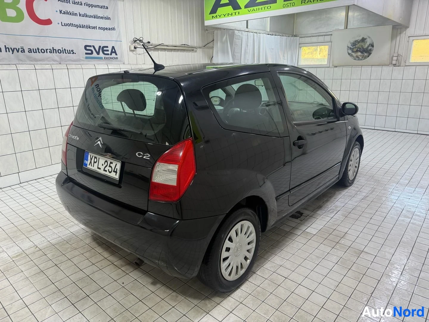 Musta Citroen C2 2008, takaviisto, kuva 11