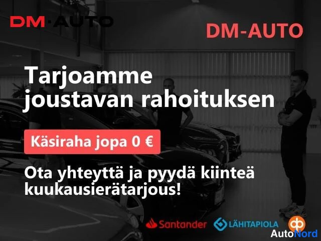 Muu: Markkinointikuva DM-Auton tarjouksesta: käteinen jopa 0 euroa.