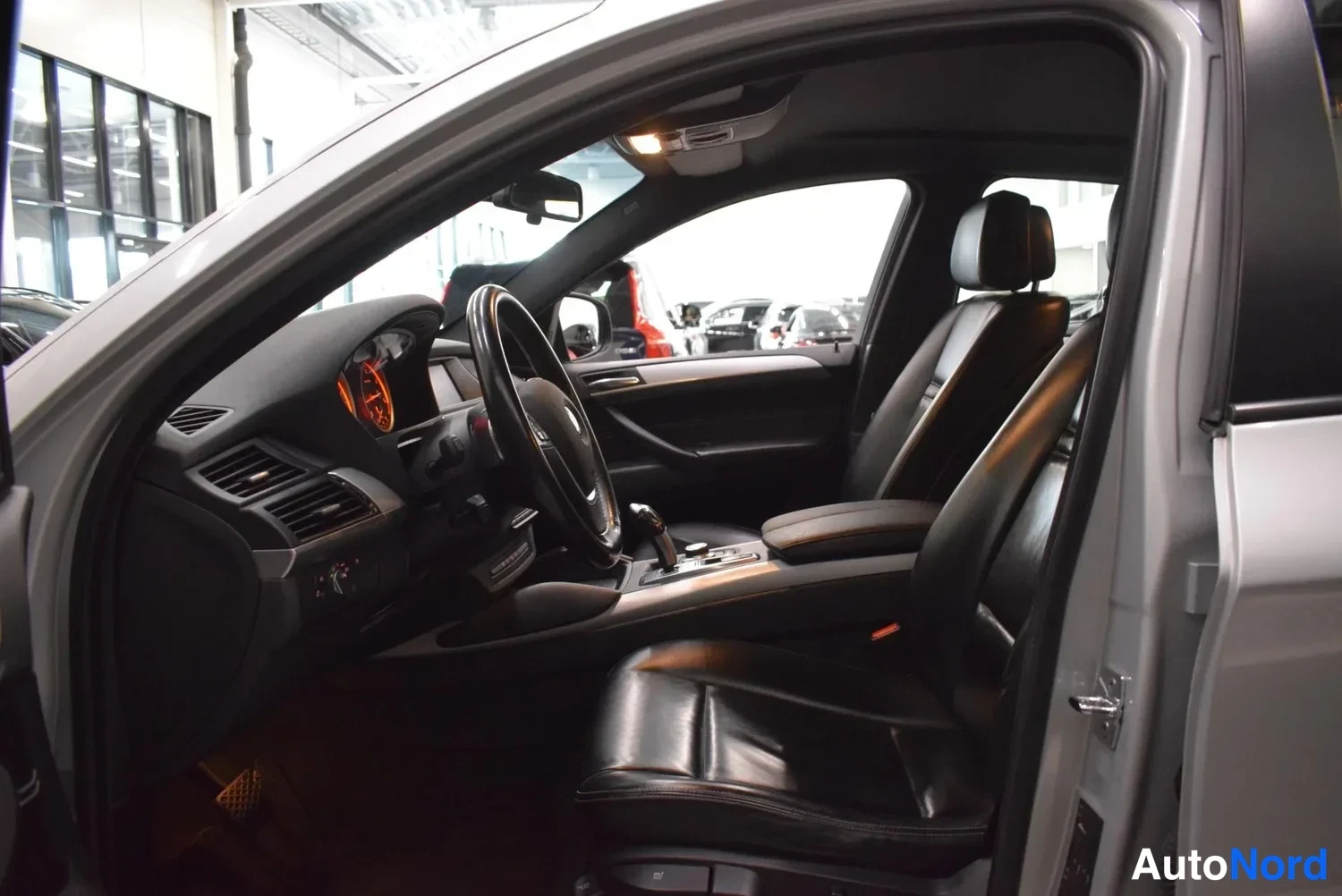 Harmaa BMW X6 2008, takaviisto, kuva 11