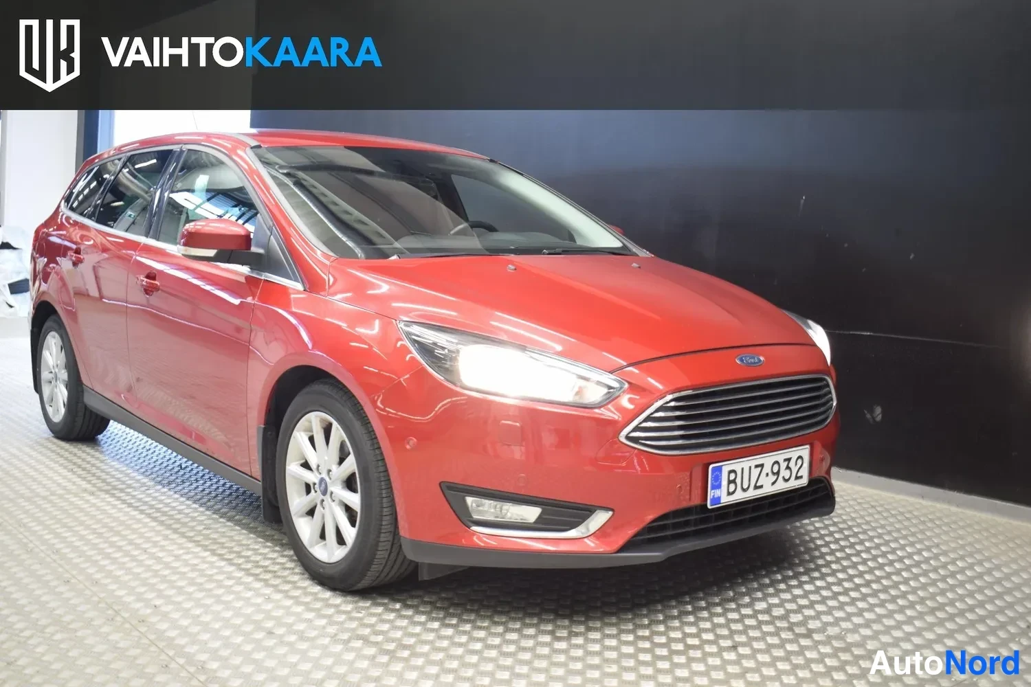 Punainen Ford Focus 2017, ulkokuva 6 – Raisio