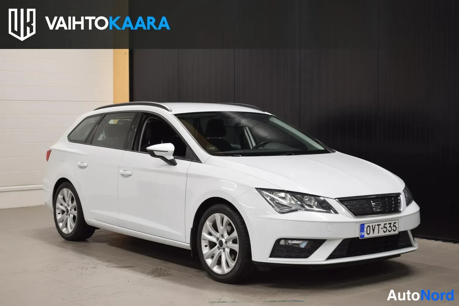 Valkoinen Seat Leon ST 2017, ulkokuva 6 – Raisio
