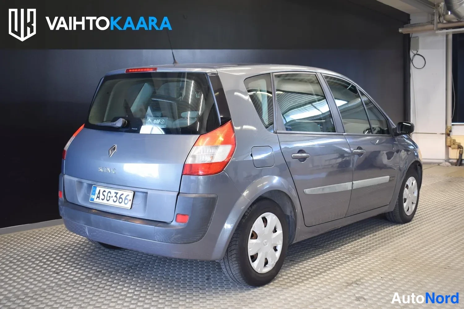 Harmaa Renault Scenic 2007, ulkokuva 4 – Raisio