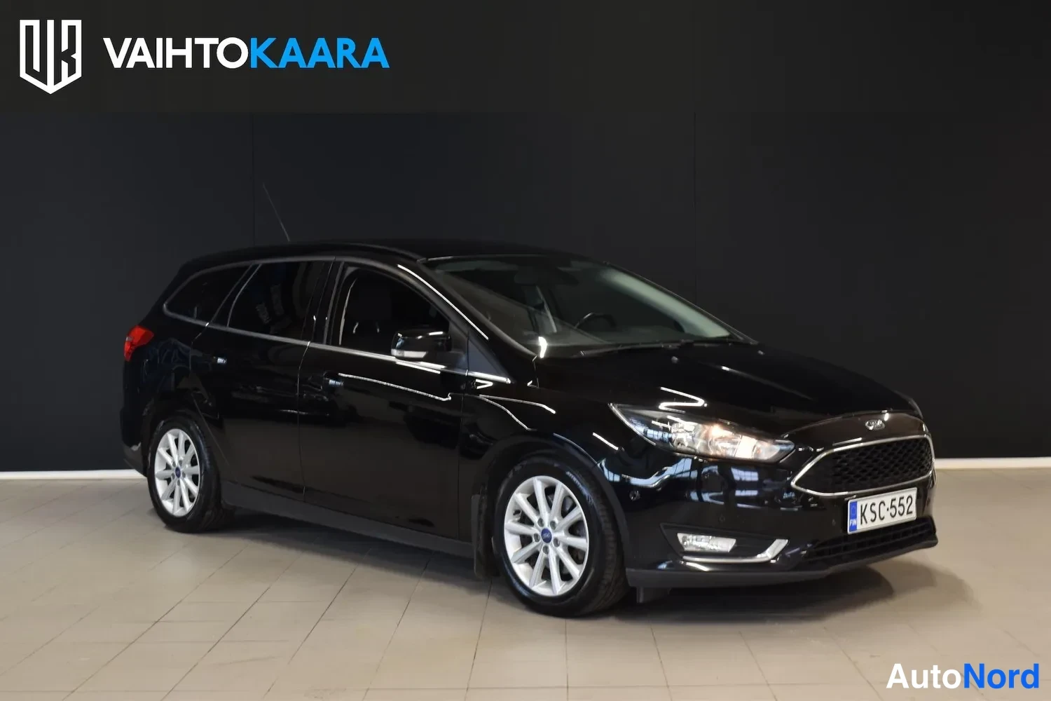 Musta Ford Focus 2016, ulkokuva 6 – Raisio