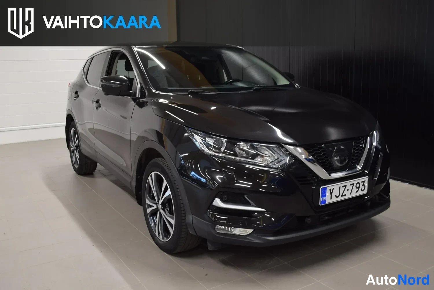 Musta Nissan Qashqai 2018, ulkokuva 6 – Raisio