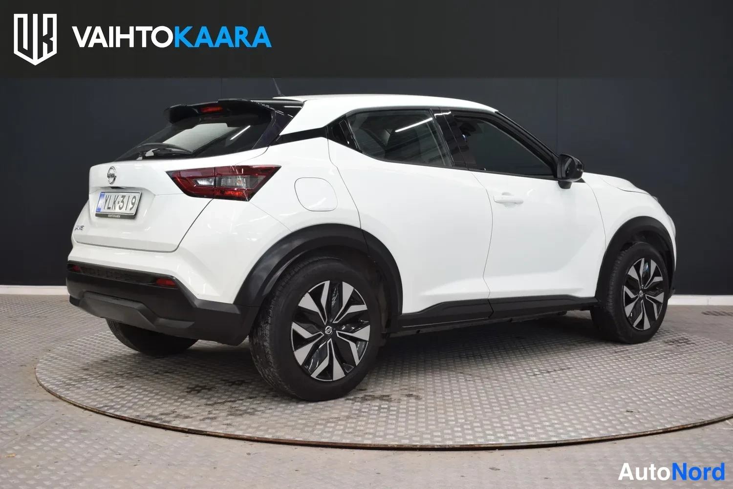 Valkoinen Nissan Juke 2022, ulkokuva 4 – Raisio