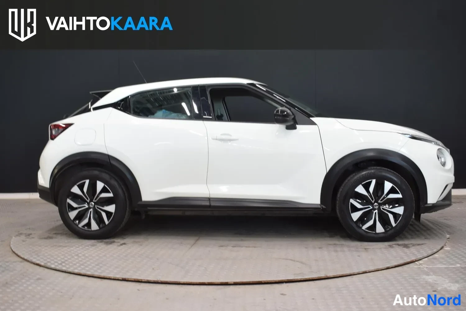 Valkoinen Nissan Juke 2022, ulkokuva 5 – Raisio