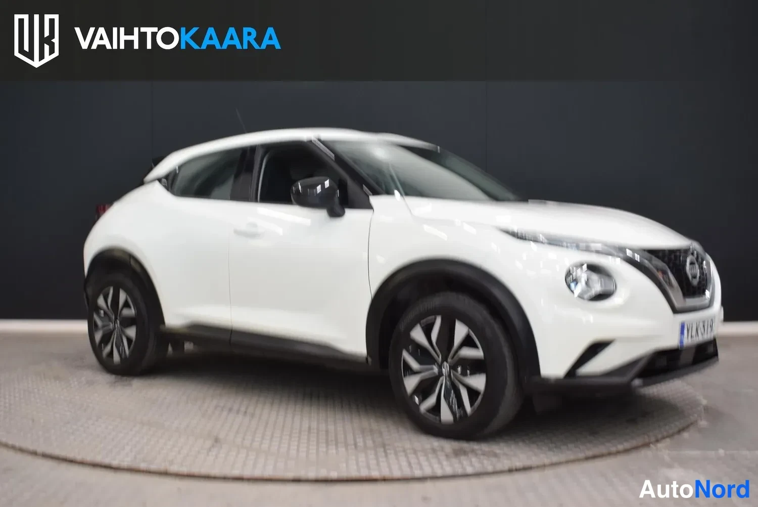 Valkoinen Nissan Juke 2022, ulkokuva 6 – Raisio