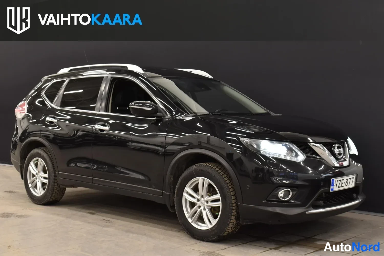 Musta Nissan X-Trail 2018, ulkokuva 4 – Raisio