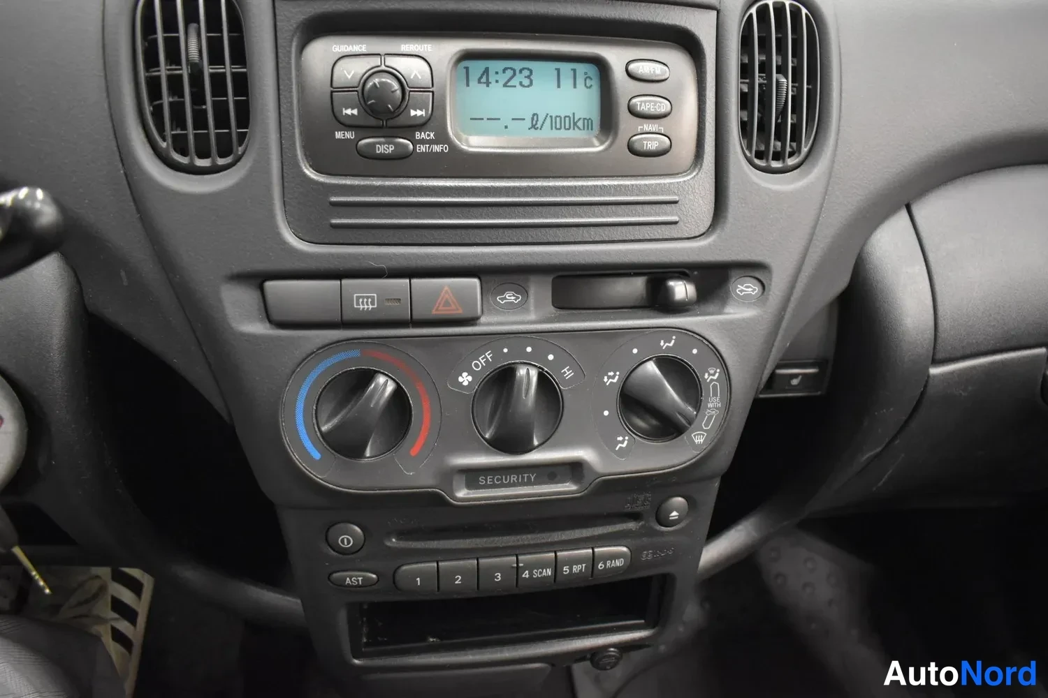 Punainen Toyota Yaris Verso 2004, yksityiskohta, kuva 20