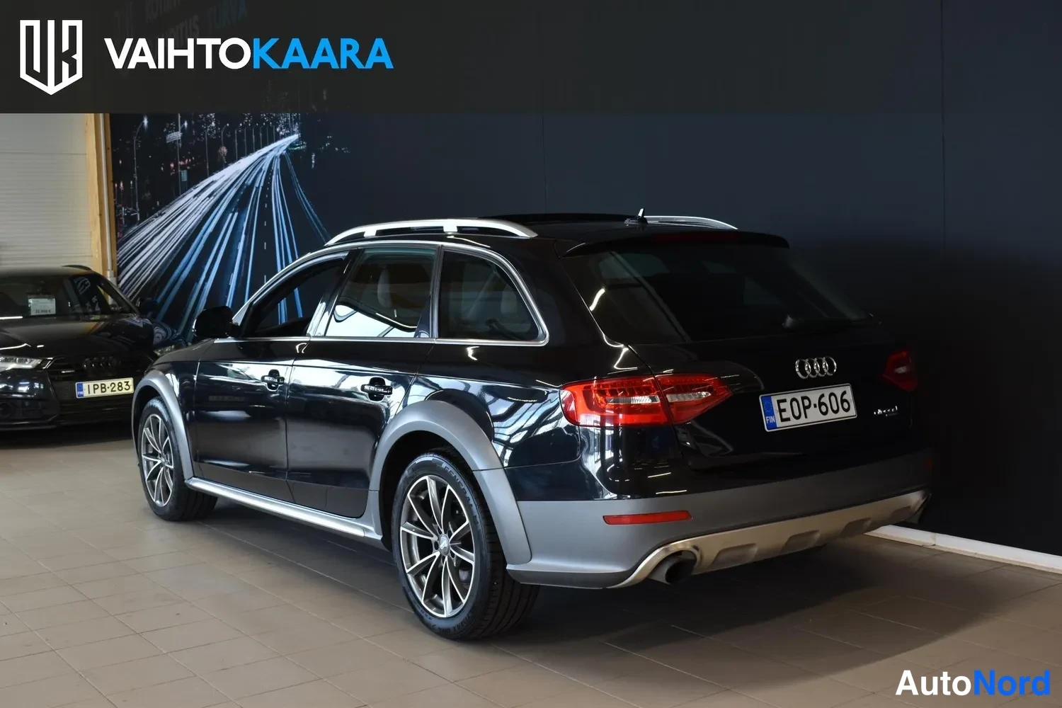 Musta Audi A4 Allroad 2014, ulkokuva 3 – Raisio