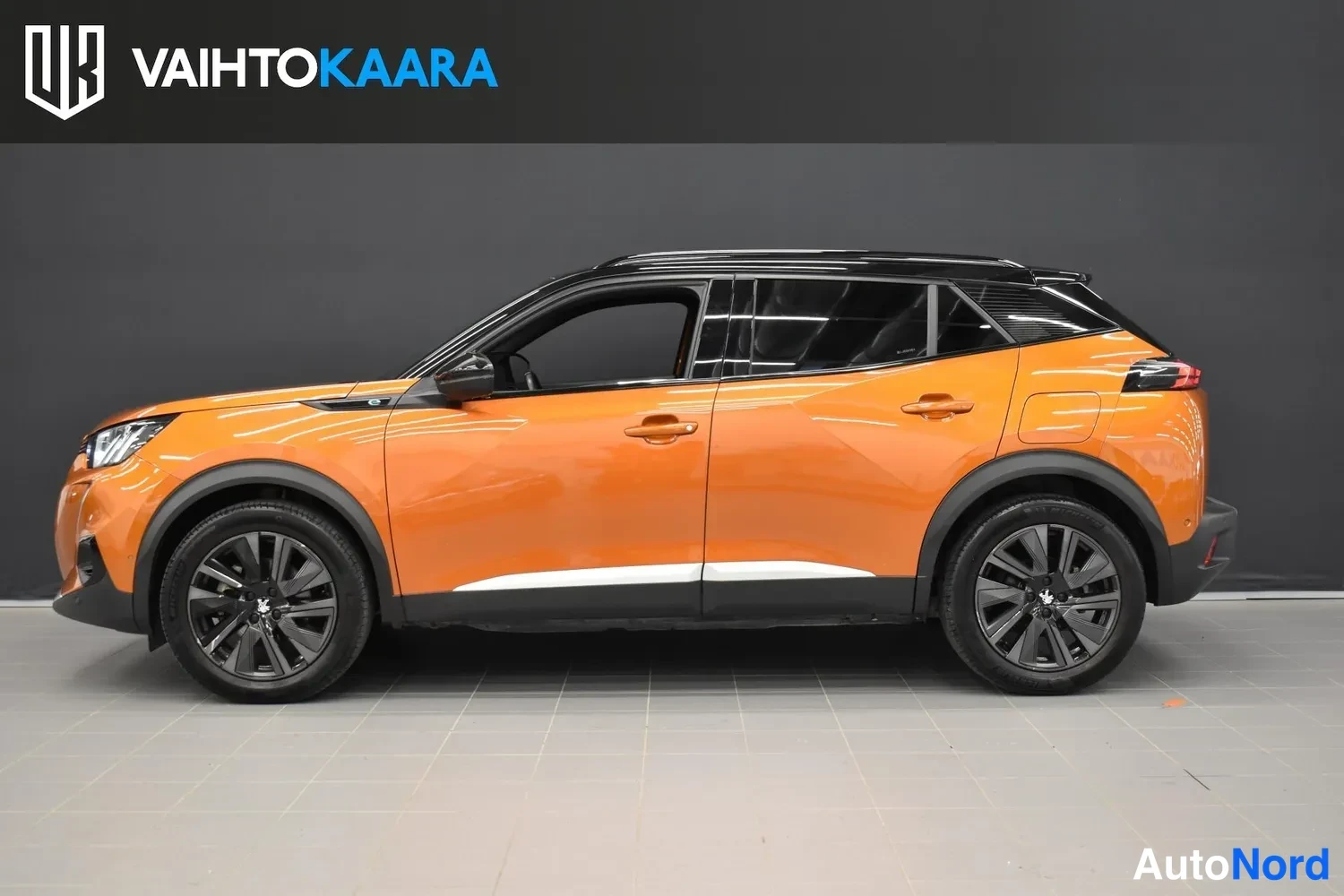 Oranssi Peugeot e-2008 2020, ulkokuva 2 – Raisio