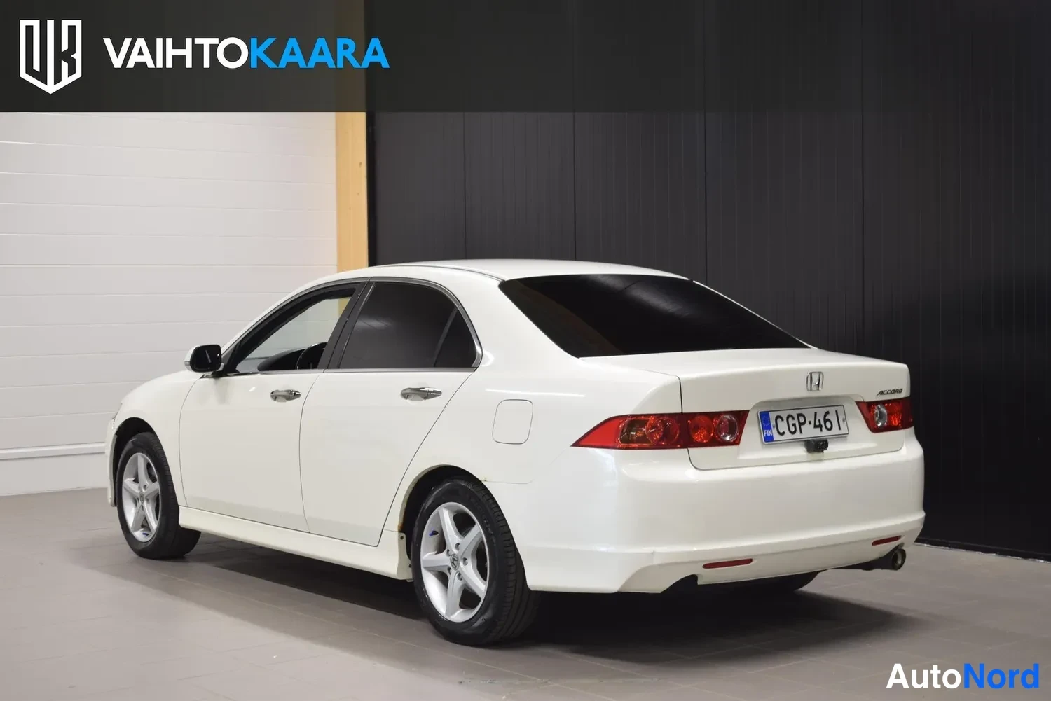 Valkoinen Honda Accord 2008, ulkokuva 3 – Raisio