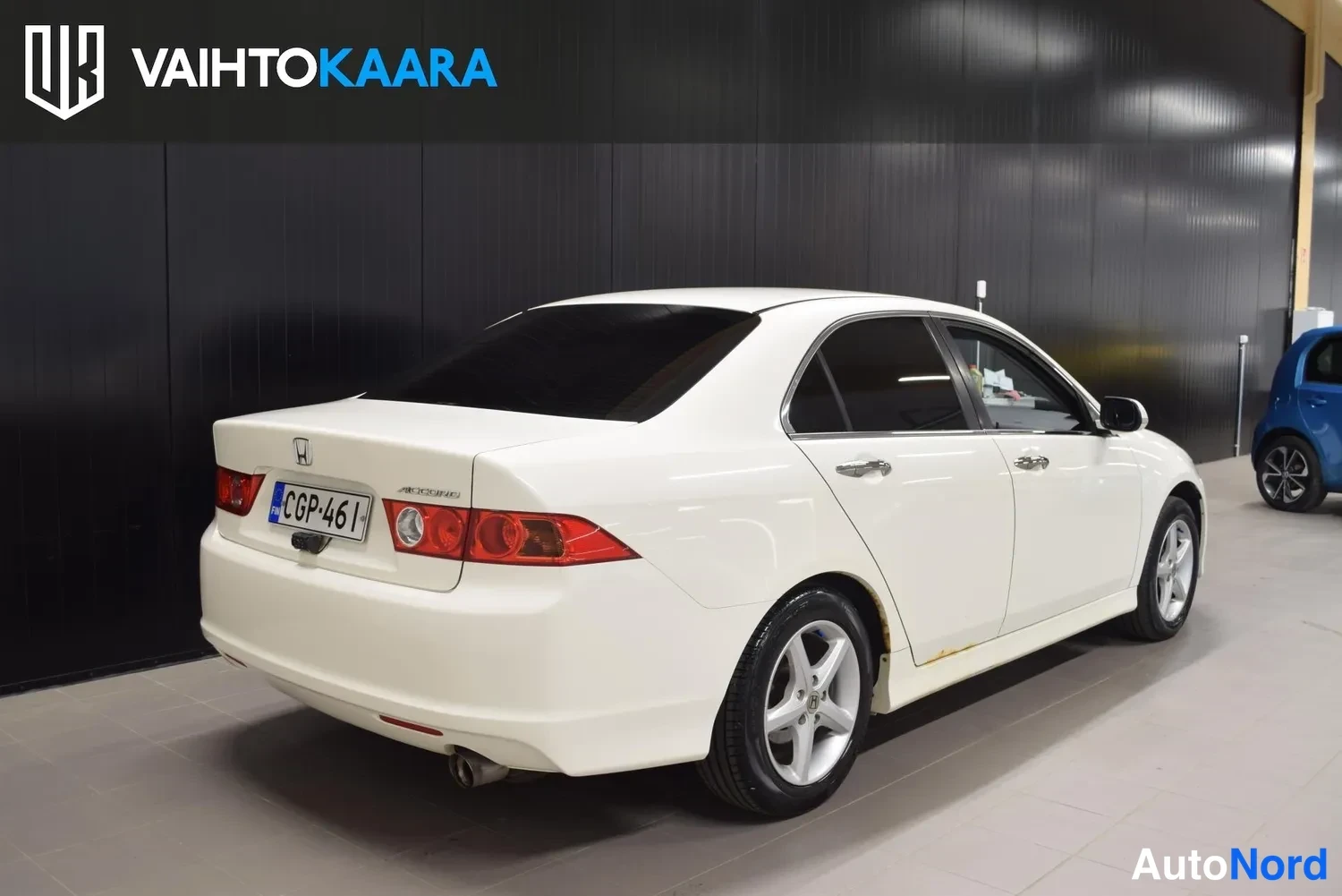 Valkoinen Honda Accord 2008, ulkokuva 4 – Raisio