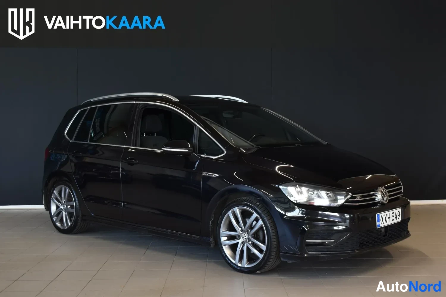 Musta Volkswagen Golf Sportsvan 2017, ulkokuva 6 – Raisio