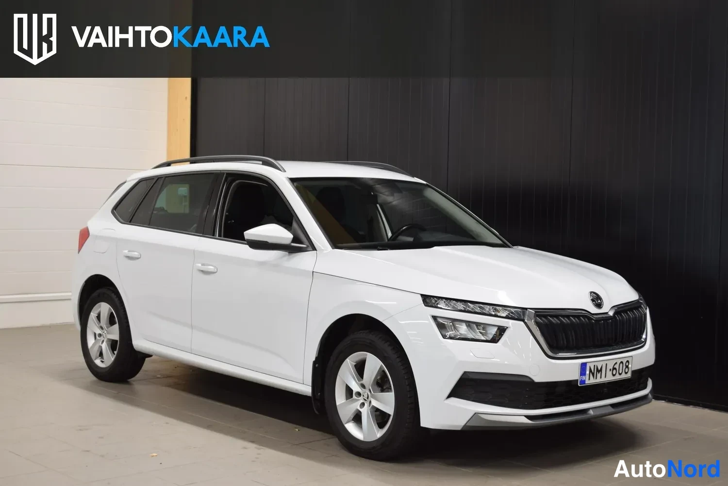 Valkoinen Skoda Kamiq 2022, ulkokuva 6 – Raisio
