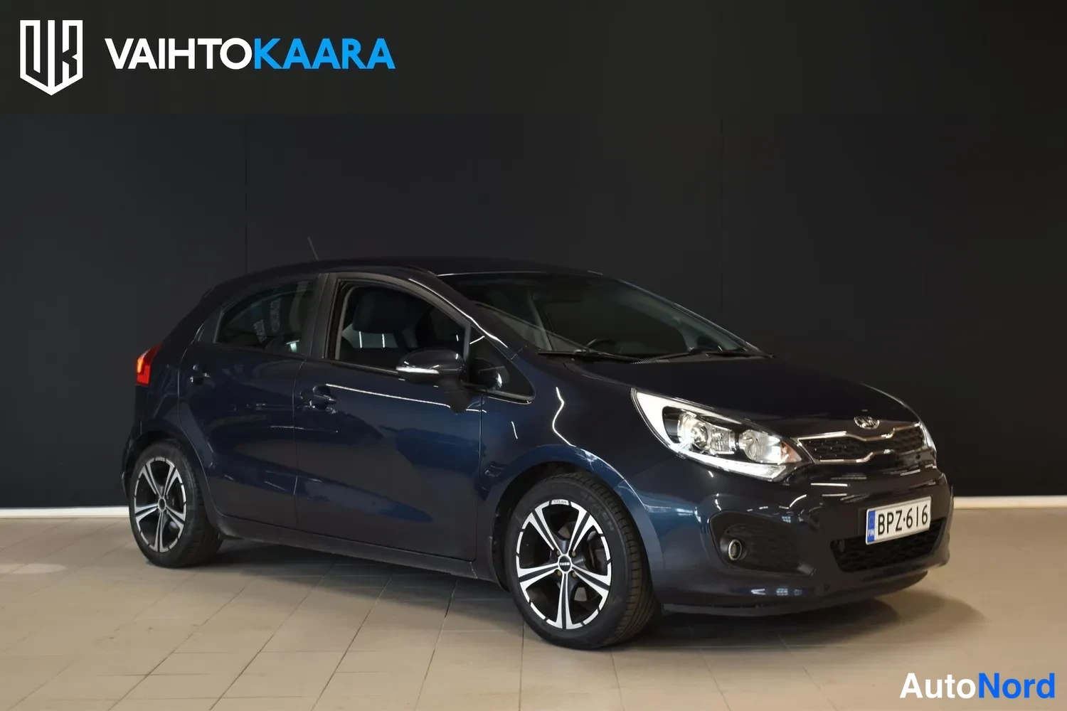 Sininen Kia Rio 2013, ulkokuva 6 – Raisio