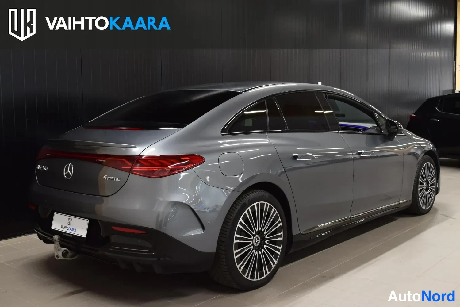 Harmaa Mercedes-Benz EQE 350 4MATIC 2023, ulkokuva 4 – Raisio