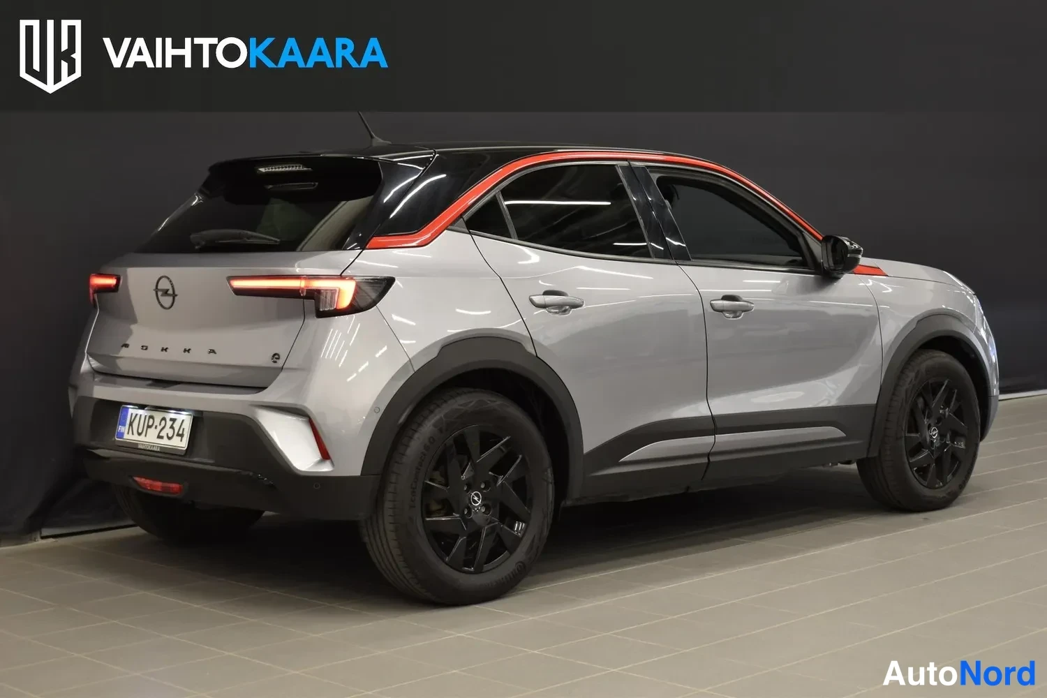 Harmaa Opel Mokka-e 2022, ulkokuva 6 – Raisio