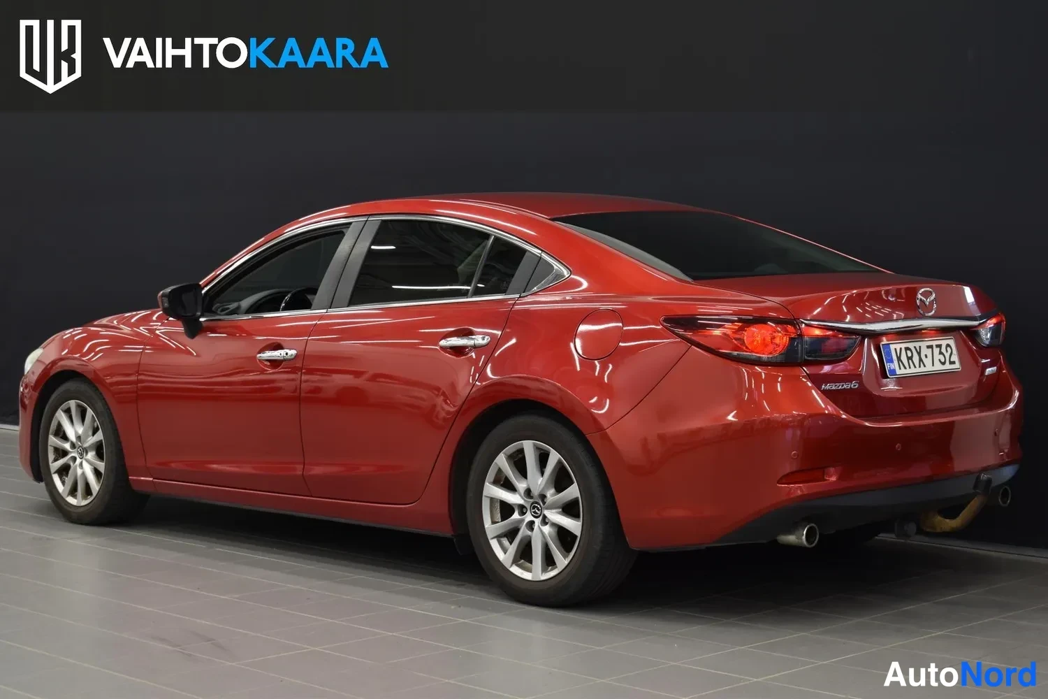 Punainen Mazda 6 2013, ulkokuva 3 – Raisio