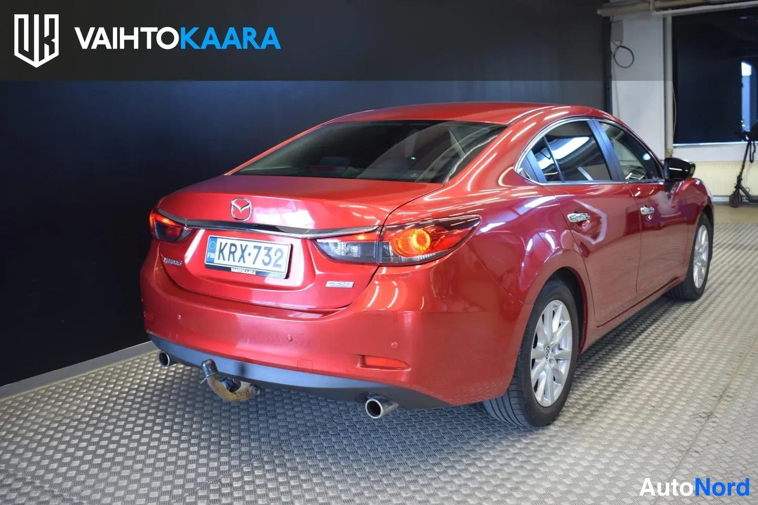 Punainen Mazda 6 2013, ulkokuva 4 – Raisio