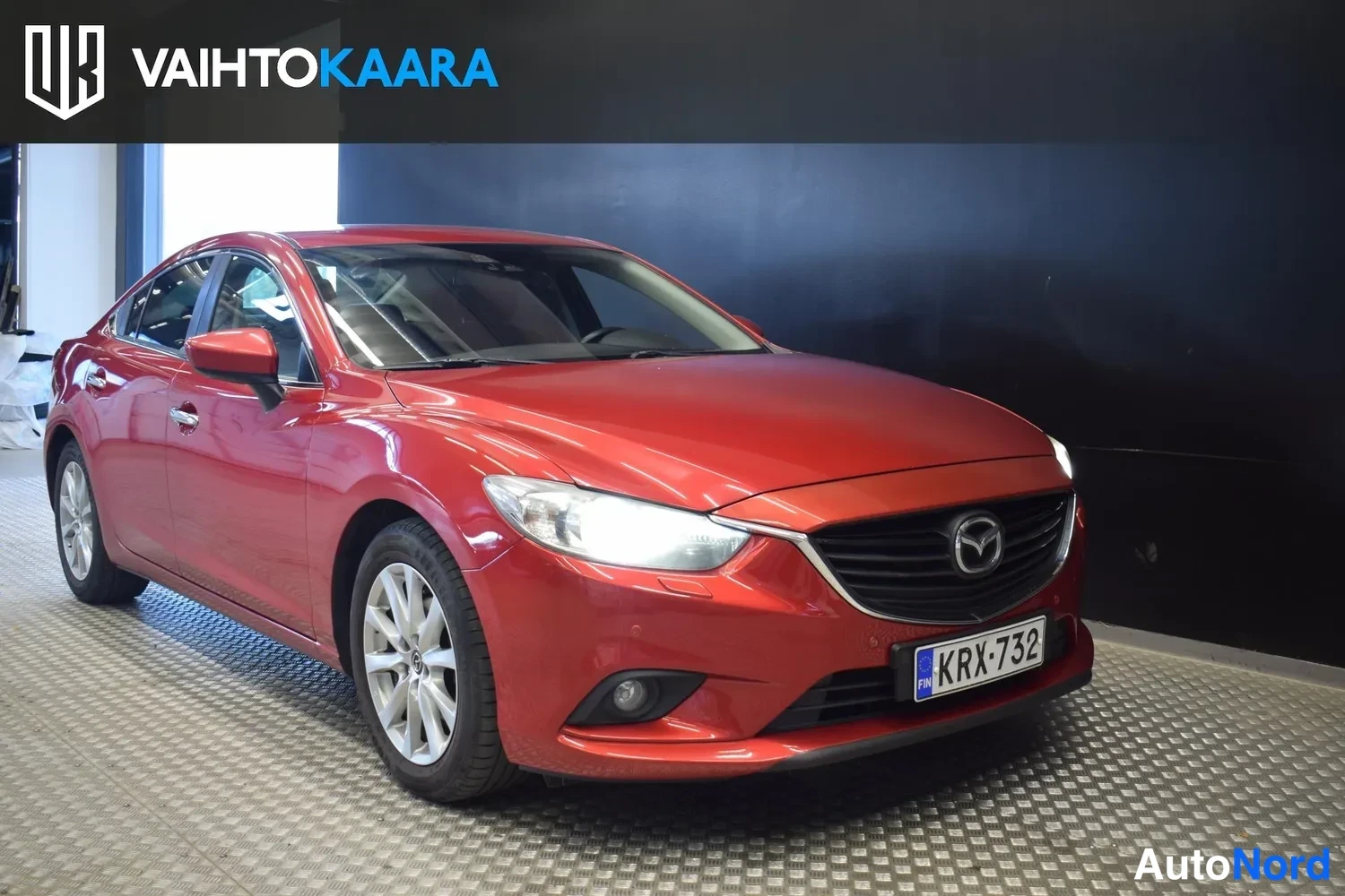 Punainen Mazda 6 2013, ulkokuva 6 – Raisio
