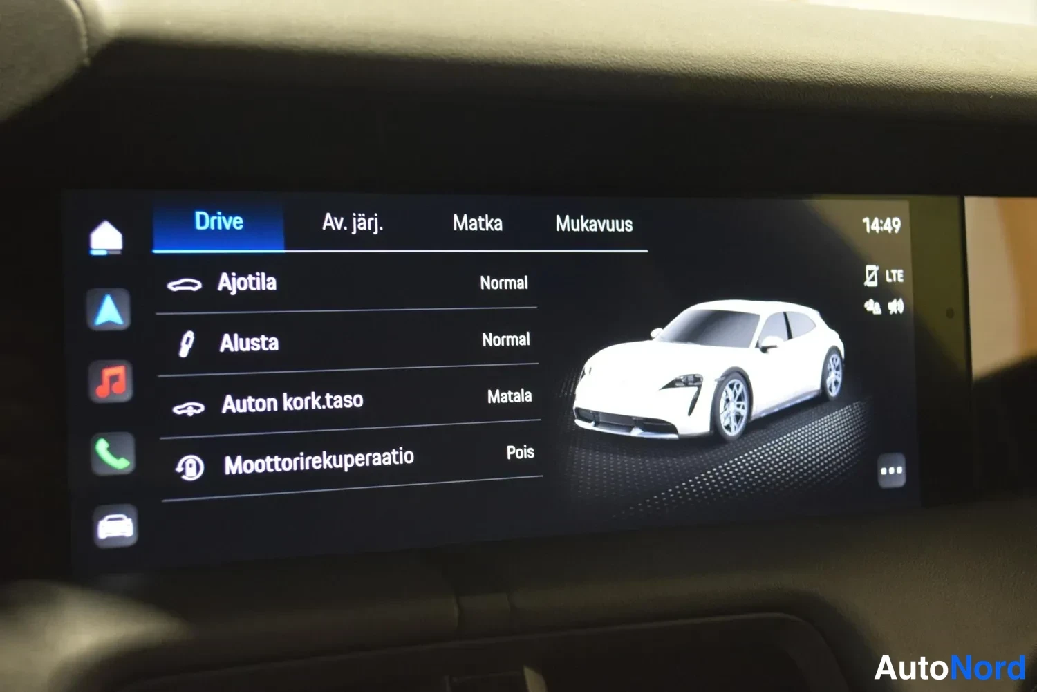 Musta Porsche Taycan 4 2022, ulkokuva 23 – Raisio