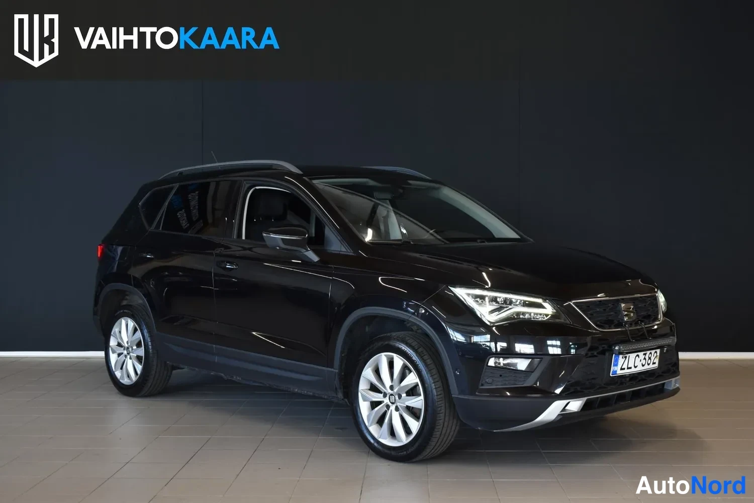 Musta Seat Ateca 2017, ulkokuva 6 – Raisio