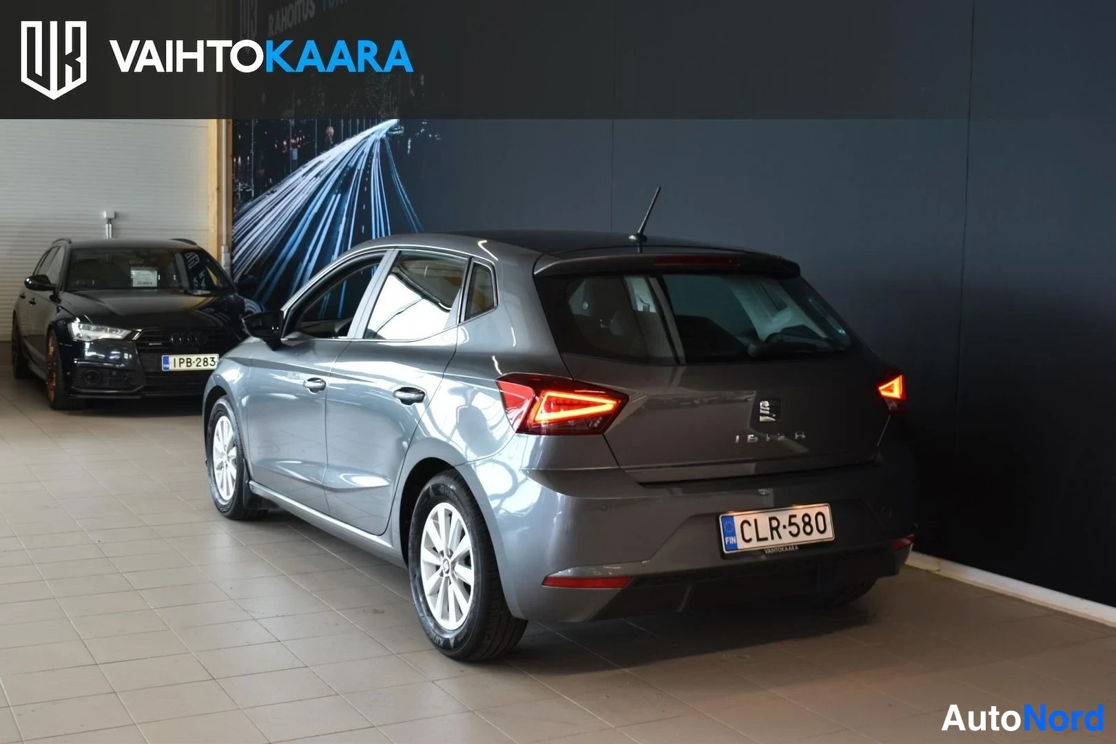 Harmaa Seat Ibiza 2018, takaviisto, kuva 6