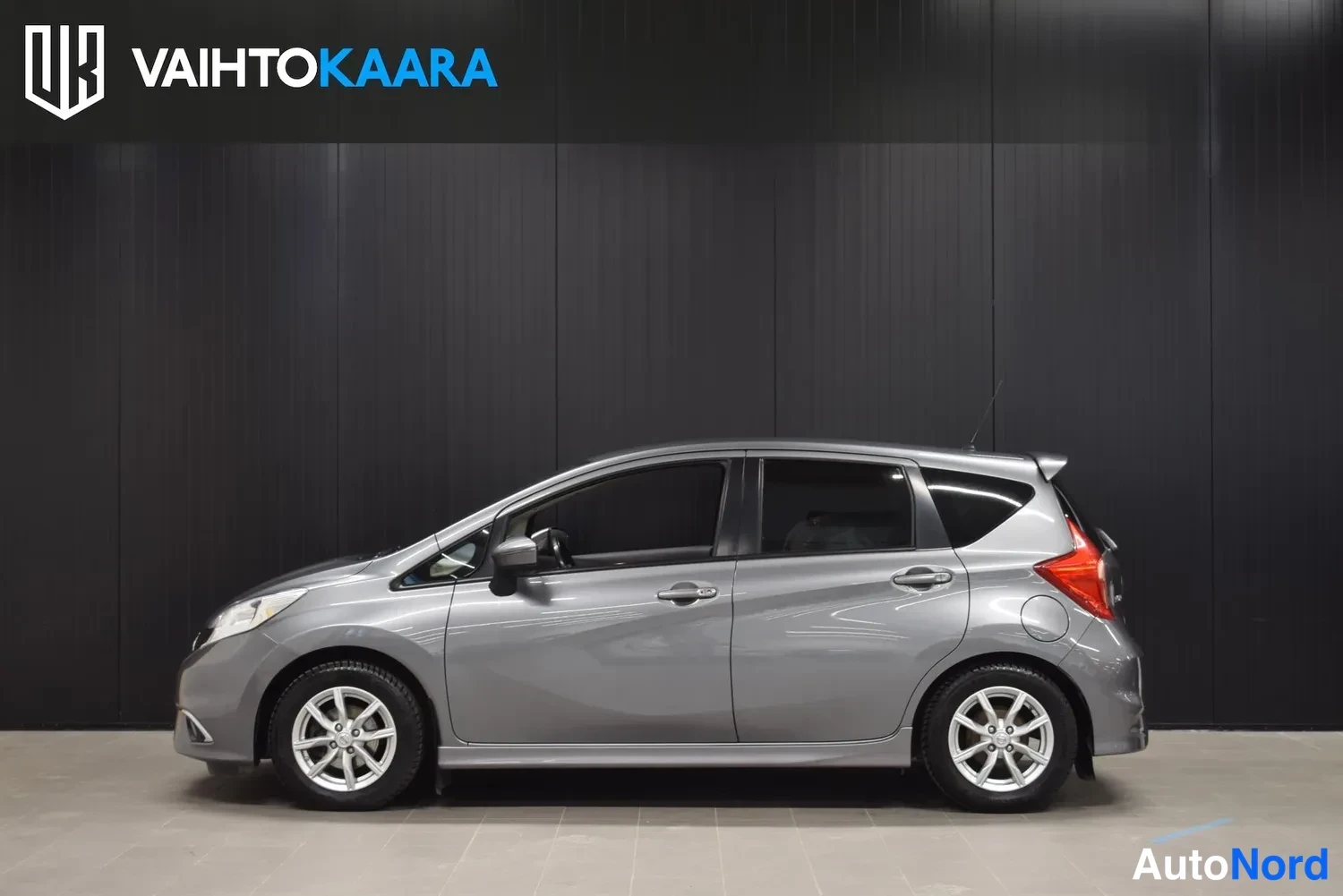 Harmaa Nissan Note 2015, ulkokuva 2 – Raisio