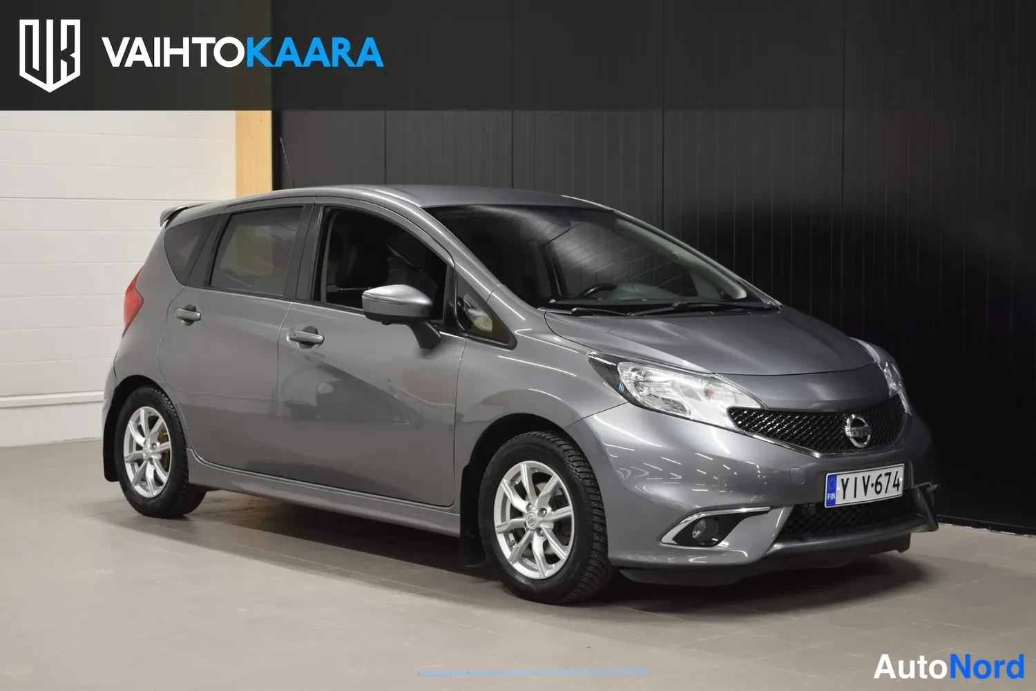 Harmaa Nissan Note 2015, ulkokuva 6 – Raisio