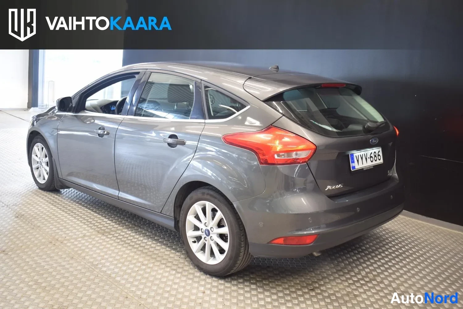Harmaa Ford Focus 2016, ulkokuva 3 – Raisio