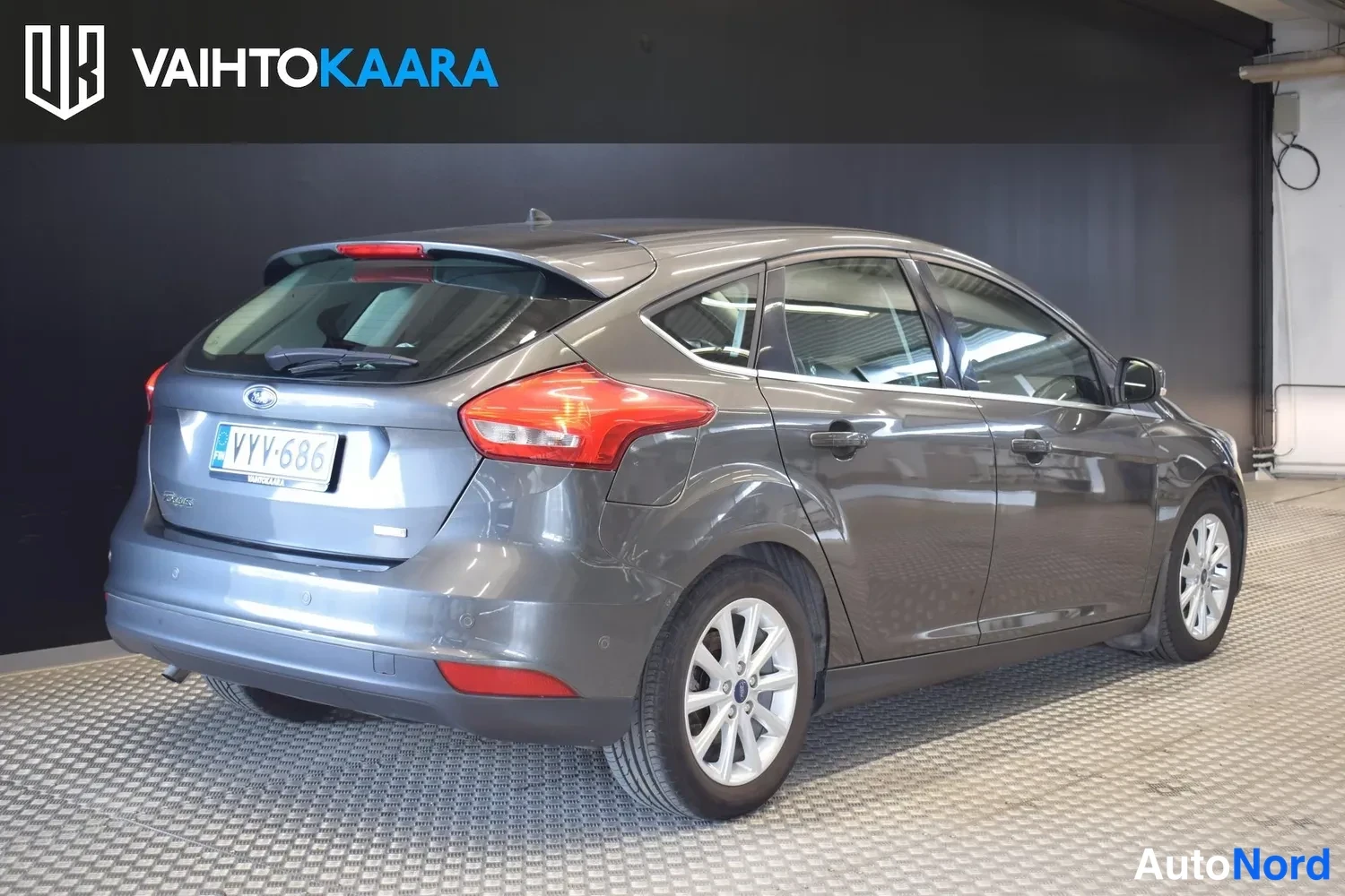 Harmaa Ford Focus 2016, ulkokuva 4 – Raisio