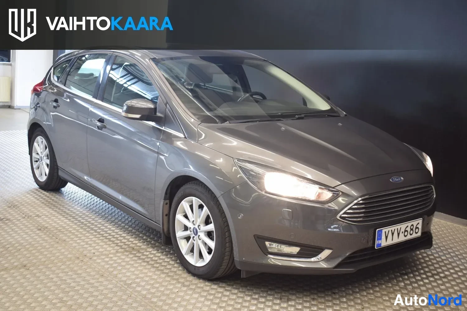 Harmaa Ford Focus 2016, ulkokuva 6 – Raisio
