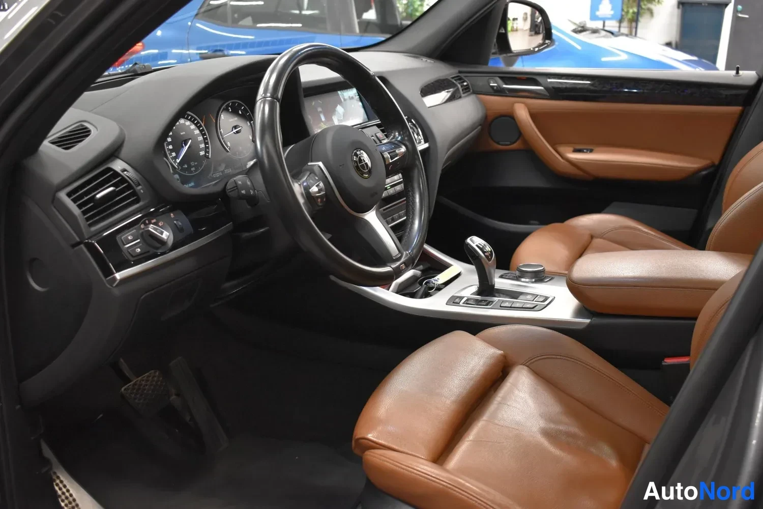 Harmaa BMW X3 xDrive30d 2017, etuviisto, keula vasemmalle, kuva 3