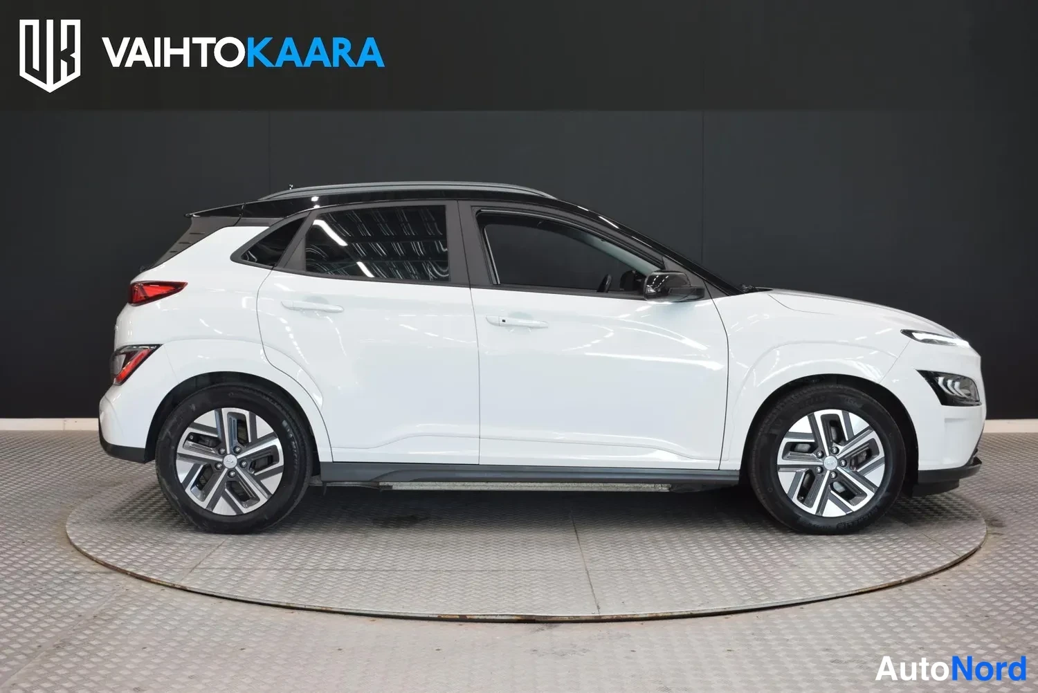 Valkoinen Hyundai Kona electric 2022, ulkokuva 5 – Raisio