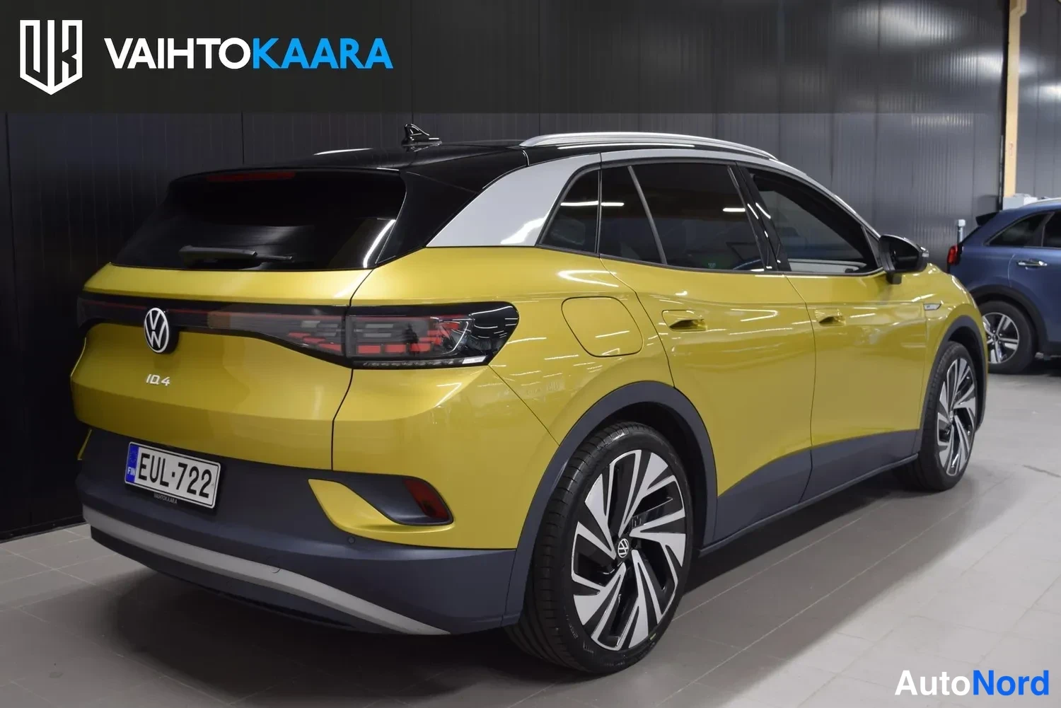 Keltainen Volkswagen ID.4 2021, ulkokuva 4 – Raisio