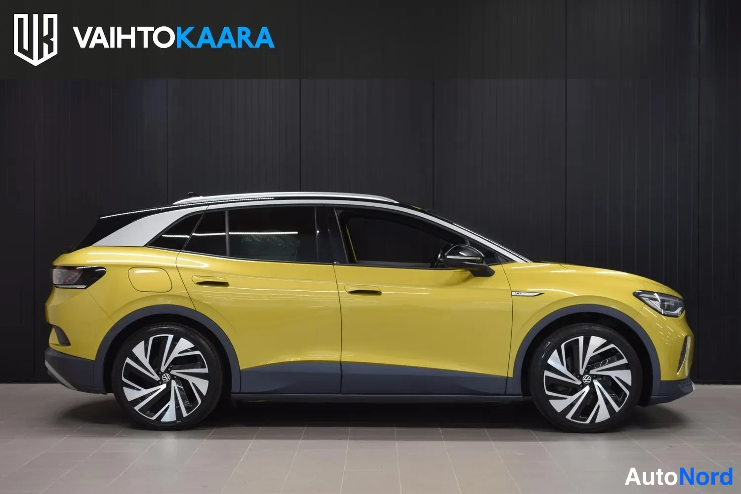 Keltainen Volkswagen ID.4 2021, ulkokuva 5 – Raisio