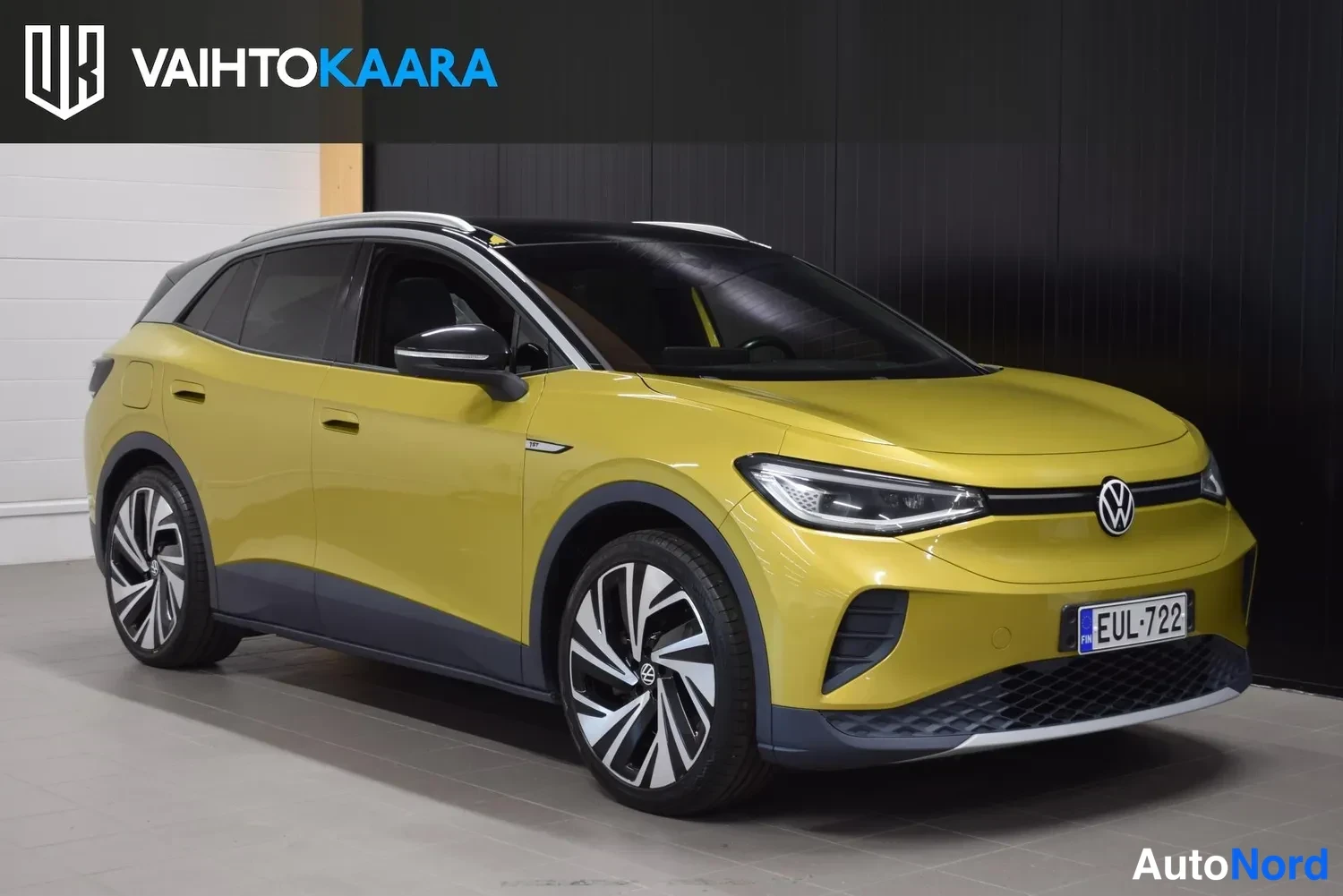Keltainen Volkswagen ID.4 2021, ulkokuva 6 – Raisio
