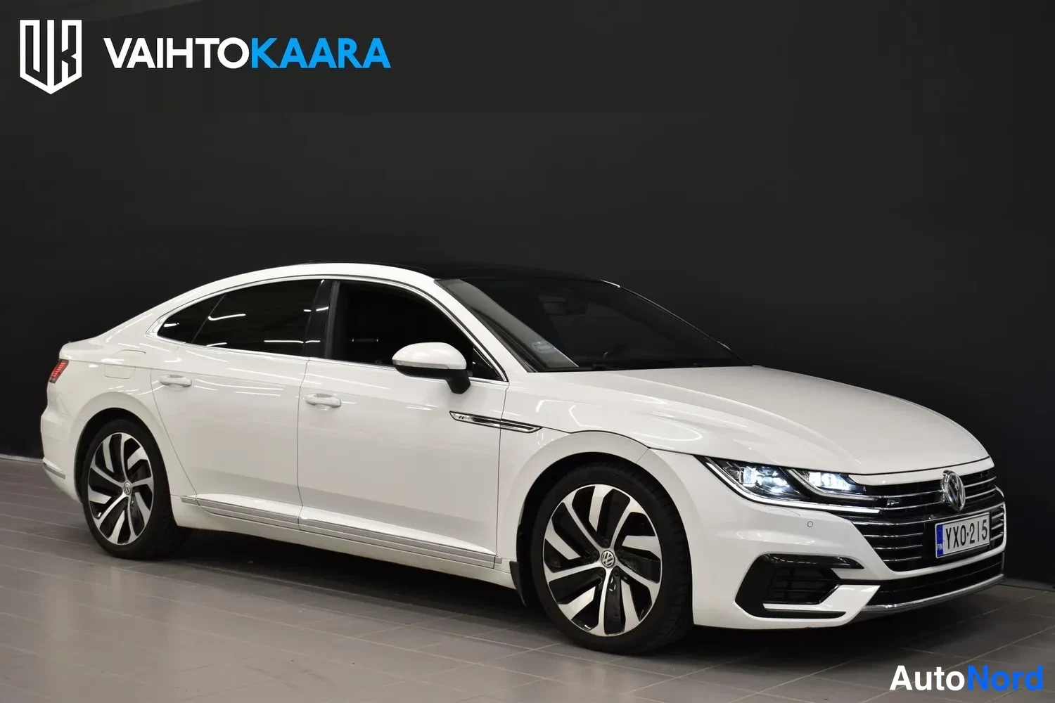 Valkoinen Volkswagen Arteon 2017, ulkokuva 6 – Raisio
